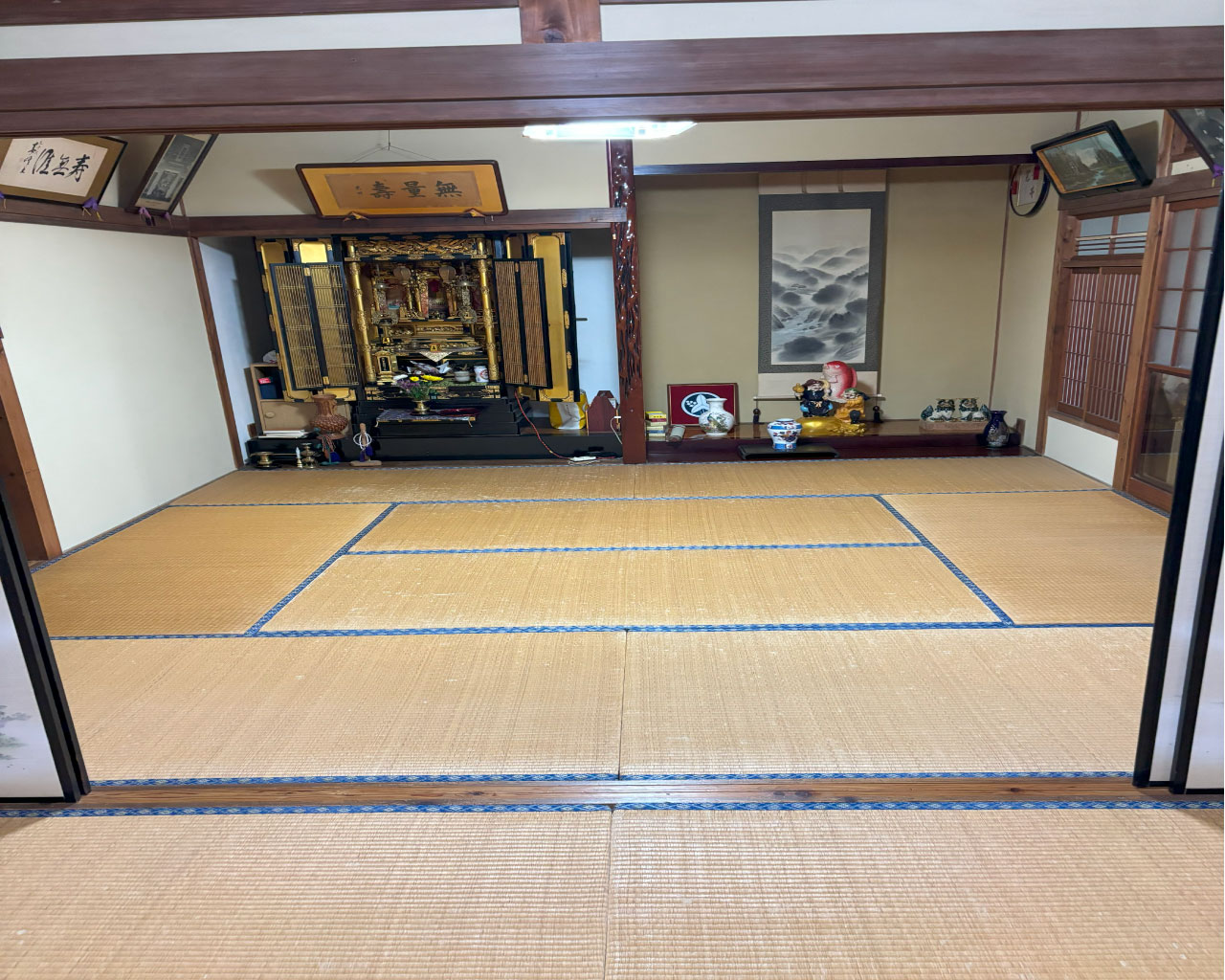 桂川町の畳替えのお客様（施工前）