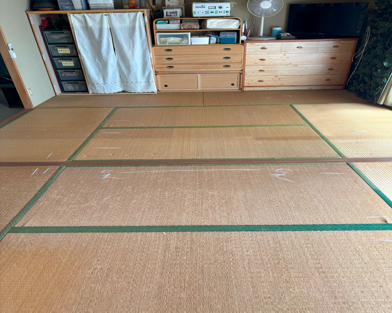 嘉麻市畳替えのお客様（施工前）