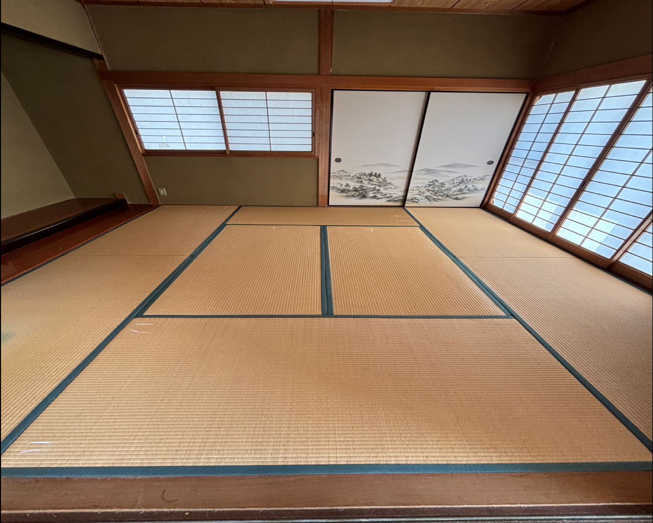 嘉麻市畳替えのお客様（施工前）